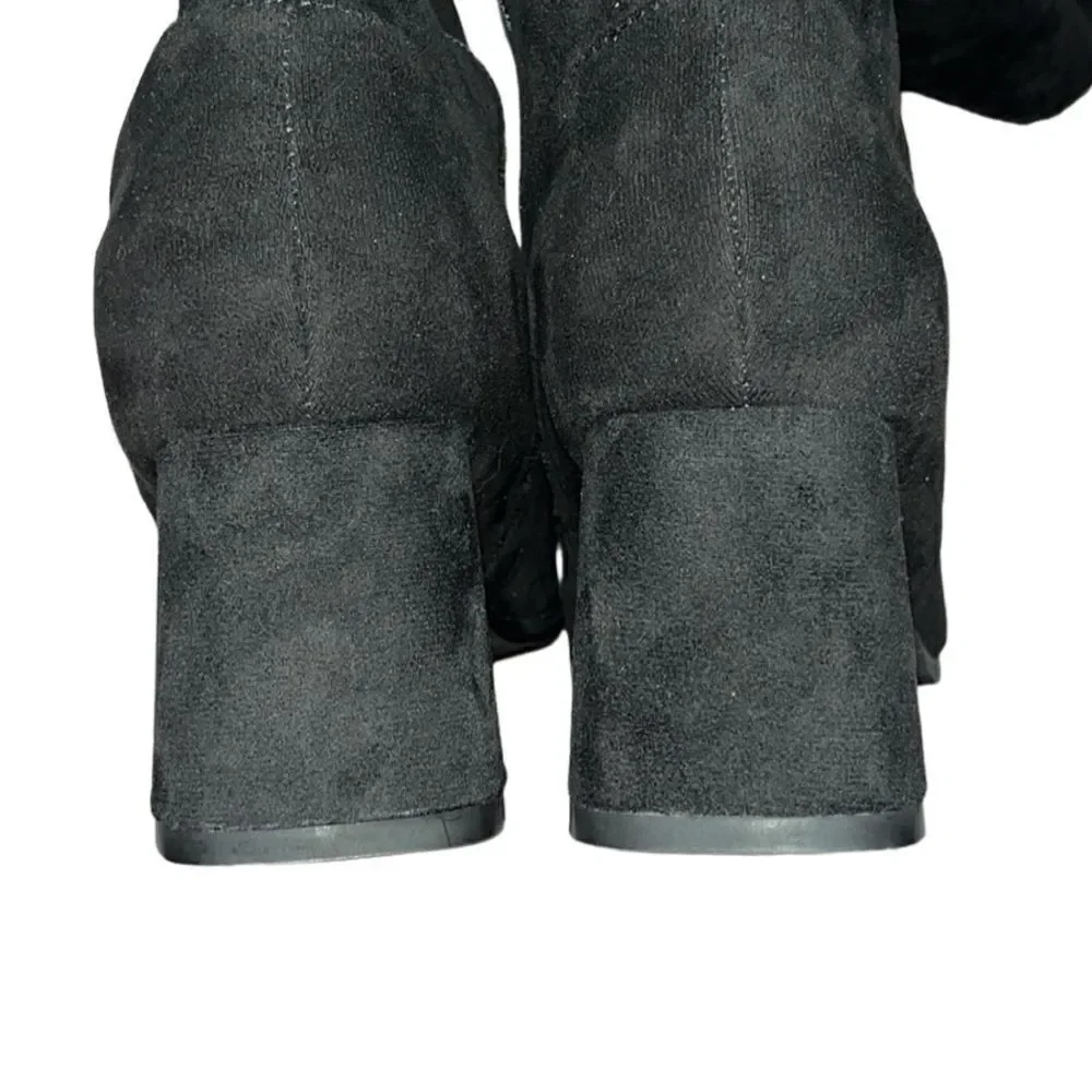 FTF Over-The-Knee Wide-Width/Wide-Calf Faux-Suede Boots